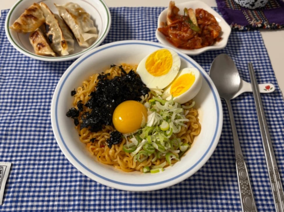 신라면으로 일식집 개업했습니다, 신라면 아부라소바